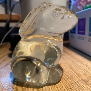 Steuben glass bunny
